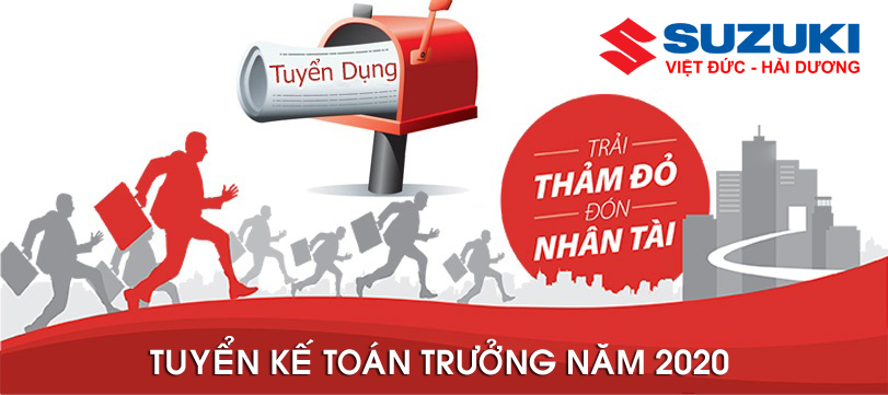 SUZUKI HẢI DƯƠNG TUYỂN KẾ TOÁN TRƯỞNG 2020