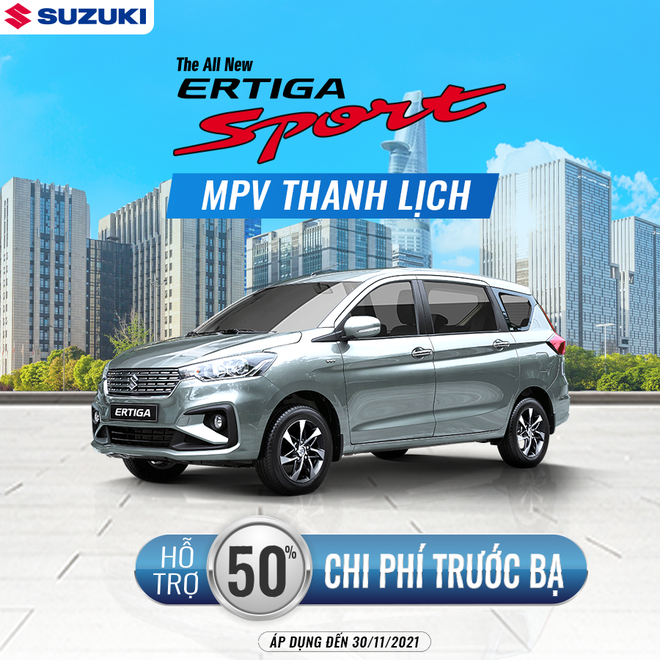 Suzuki Ertiga vào top 10 mẫu MPV bán chạy nhất thế giới năm 2020 với hơn 80.000 chiếc bán ra.